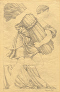 Sketch by Kenyon Cox (American, 1856–1919) - Classic Painting canvas print