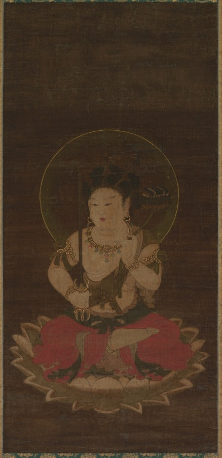 Monju as a Child Chigo Monju by  - Classic Art canvas print