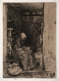 The Old Rag Woman, No. 10 by James McNeill Whistler (American, 1834–1903) - Classic Painting canvas print