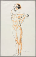 Female Nude by William Sommer (American, 1867–1949) - Classic Painting canvas print