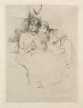 The Drawing Lesson Berthe Morisot Drawing with Her Daughter by Berthe Morisot (French, 1841–1895) - Classic Painting canvas print