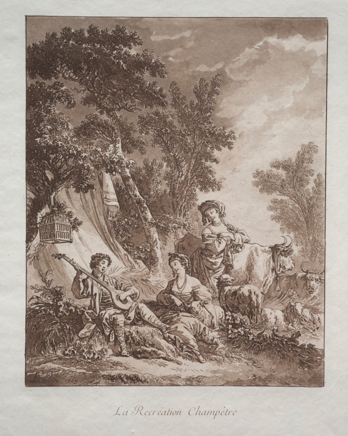 Rural Recreation by Jean Baptiste Le Prince (French, 1734–1781) - Classic Painting canvas print