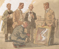History of a Picture No. 1 Before the Jury by Frank Wilcox (American, 1887–1964) - Classic Art canvas print