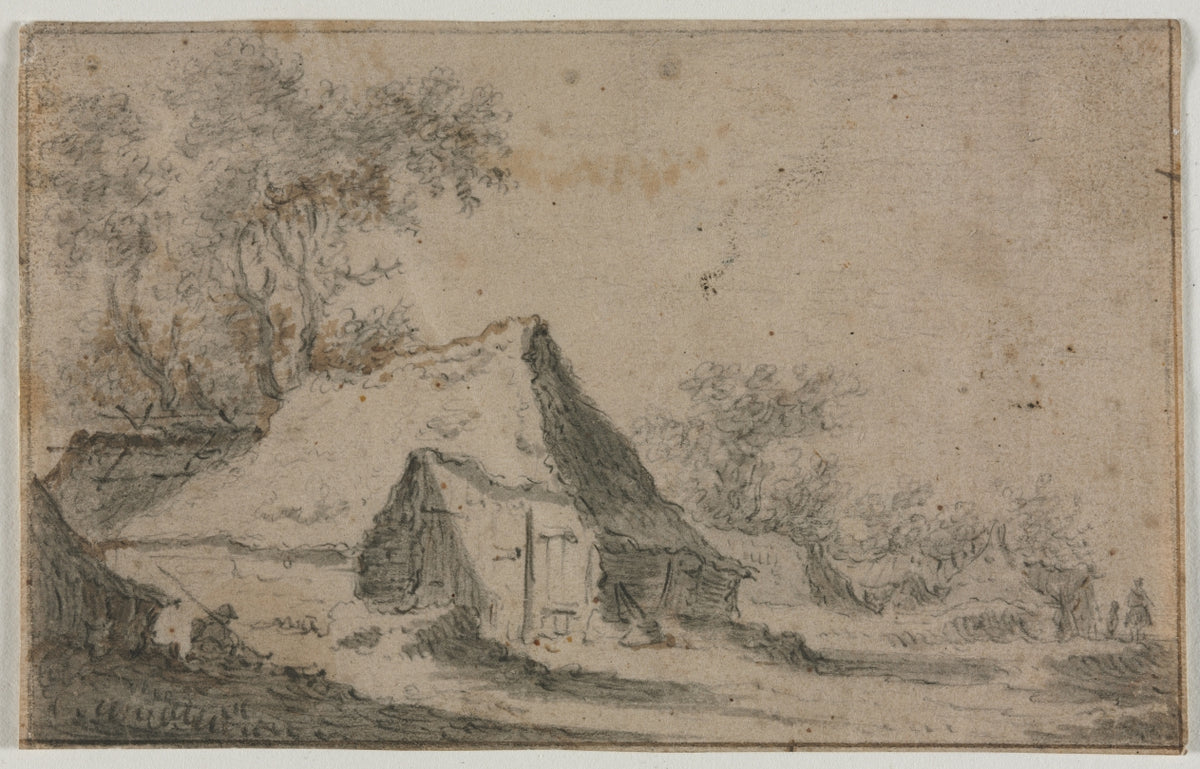 The Little Hamlet by Anthonie Waterloo (Dutch, 1609/10–1690) - Classic Painting canvas print
