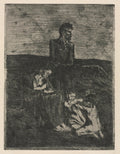 The Poor by Pablo Picasso (Spanish, 1881–1973) - Classic Painting canvas print