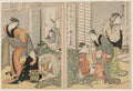 Elegant Pleasures of the Four Seasons by Kitagawa Utamaro (Japanese, 1753?-1806) - Classic Painting canvas print