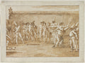 The Game of Bowls by Giovanni Domenico Tiepolo (Italian, 1727–1804) - Classic Art canvas print