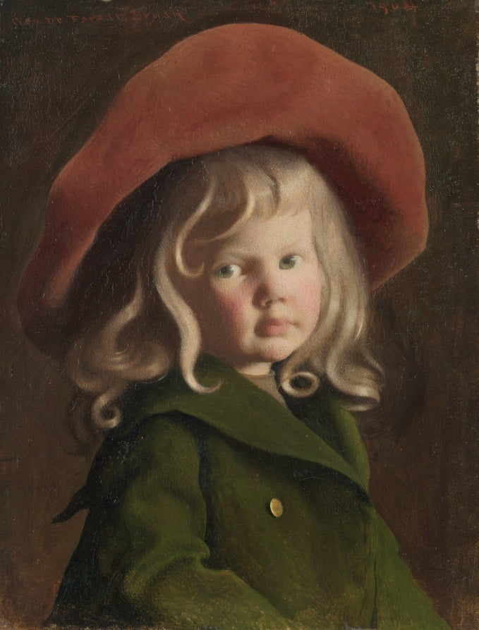 The Little Cavalier by George De Forest Brush (American, 1855–1941) - Classic Art canvas print