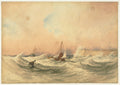 Marine by Anthony Vandyke Copley Fielding (British, 1787–1855) - Classic Painting canvas print