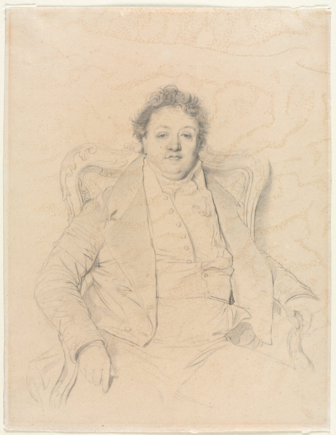 Charles Thvenin, after Ingres by Jean-Auguste-Dominique Ingres (French, 1780–1867) - Classic Painting canvas print