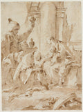 The Adoration of the Magi by Giovanni Battista Tiepolo (Italian, 1696–1770) - Classic Art canvas print