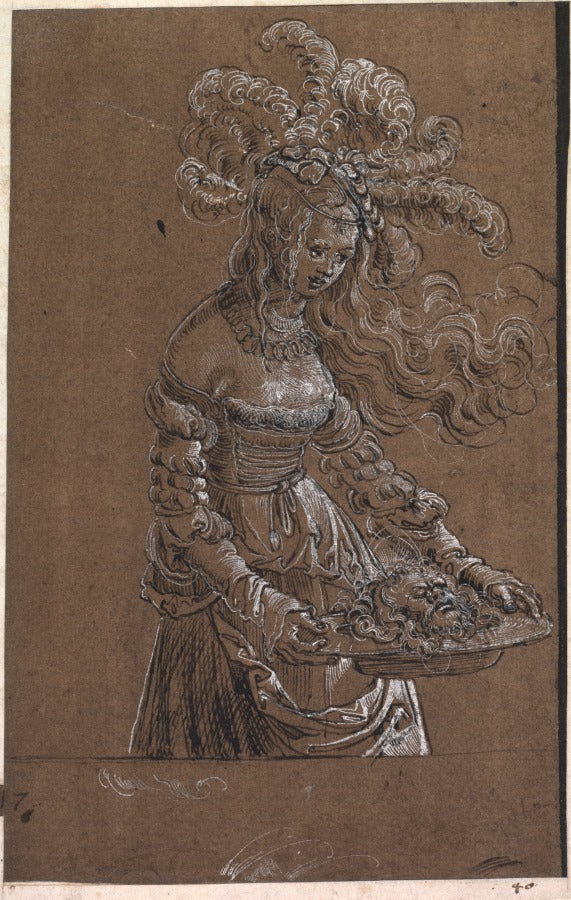 Salome with the Head of St. John the Baptist by Albrecht Altdorfer (German, c. 1480–1538) - Classic Art canvas print