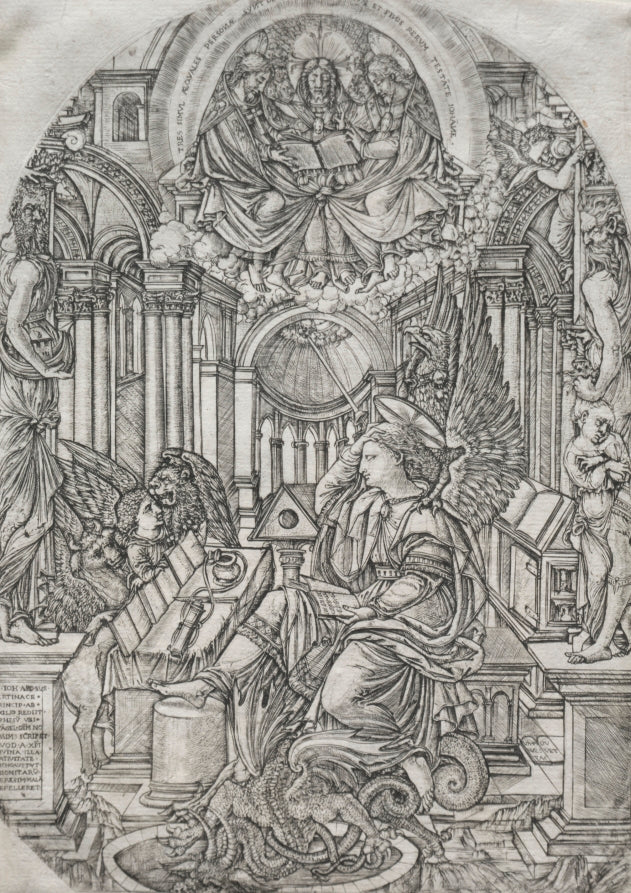 The Revelation of Saint John the Evangelist by Jean Duvet (French, 1485–1561) - Classic Painting canvas print