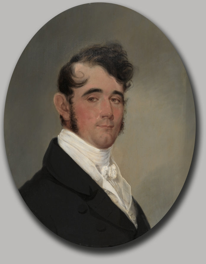Benjamin Rouse by John Wesley Jarvis (American, born England, 1781–1840) - Classic Art canvas print