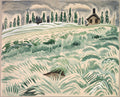 Hillside by Charles Burchfield (American, 1893–1967) - Classic Art canvas print