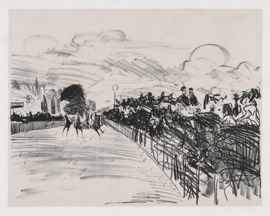 The Races by Édouard Manet (French, 1832–1883) - Classic Painting canvas print