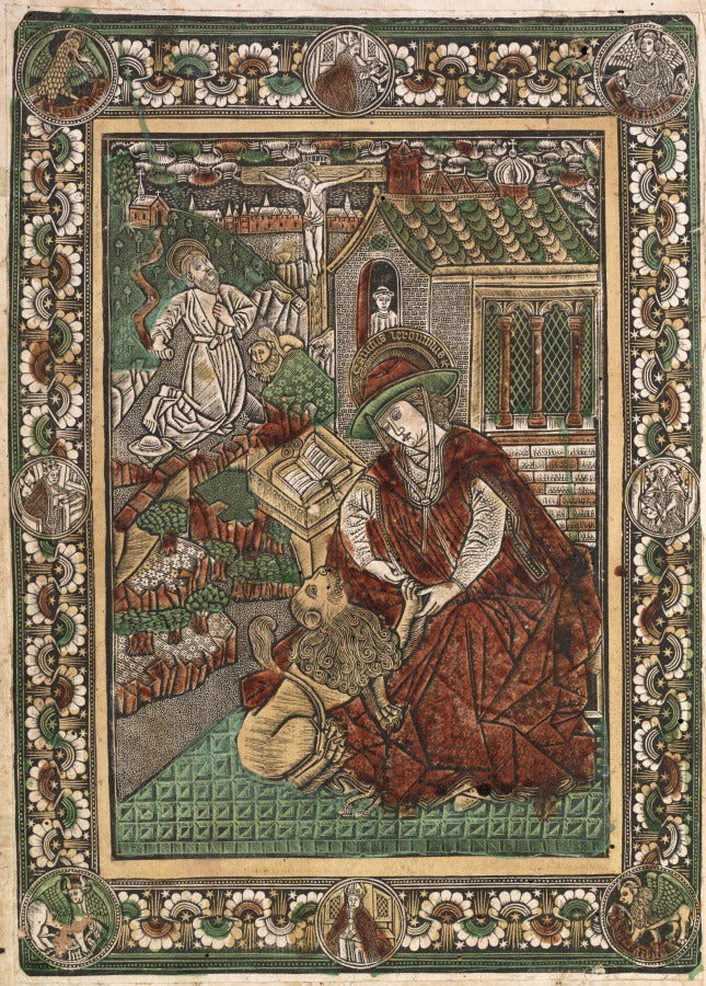 St. Jerome by  - Classic Painting canvas print