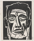 Head of a Fisherman by Max Pechstein (German, 1881–1955) - Classic Painting canvas print