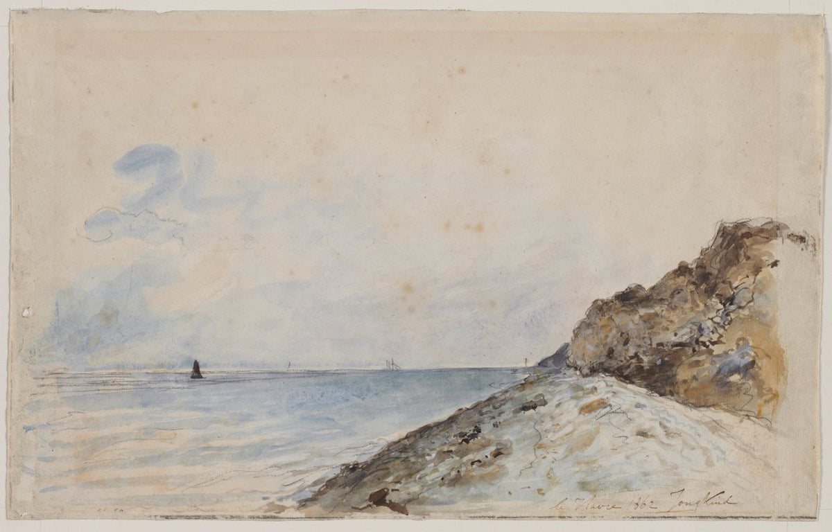 Le Havre by Johan Barthold Jongkind (Dutch, 1819–1891) - Classic Painting canvas print