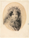 Portrait of a Lady by Jean-Baptiste Isabey (French, 1767–1855) - Classic Painting canvas print
