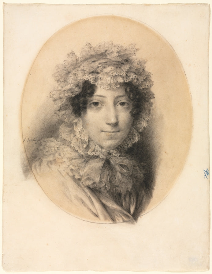 Portrait of a Lady by Jean-Baptiste Isabey (French, 1767–1855) - Classic Painting canvas print