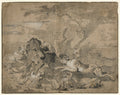 Boar Hunt by Abraham Hondius (Dutch, c. 1625–1695) - Classic Painting canvas print