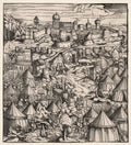 Der Weisskunig The White King The Siege of Padua by Hans Burgkmair (German, 1473–1531) - Classic Painting canvas print