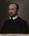 Portrait of Vincenzo Guarignoni by Giovanni Battista Moroni (Italian, 1525–1578) - Classic Art canvas print