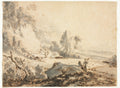 Landscape by Anonymous - Classic Painting canvas print