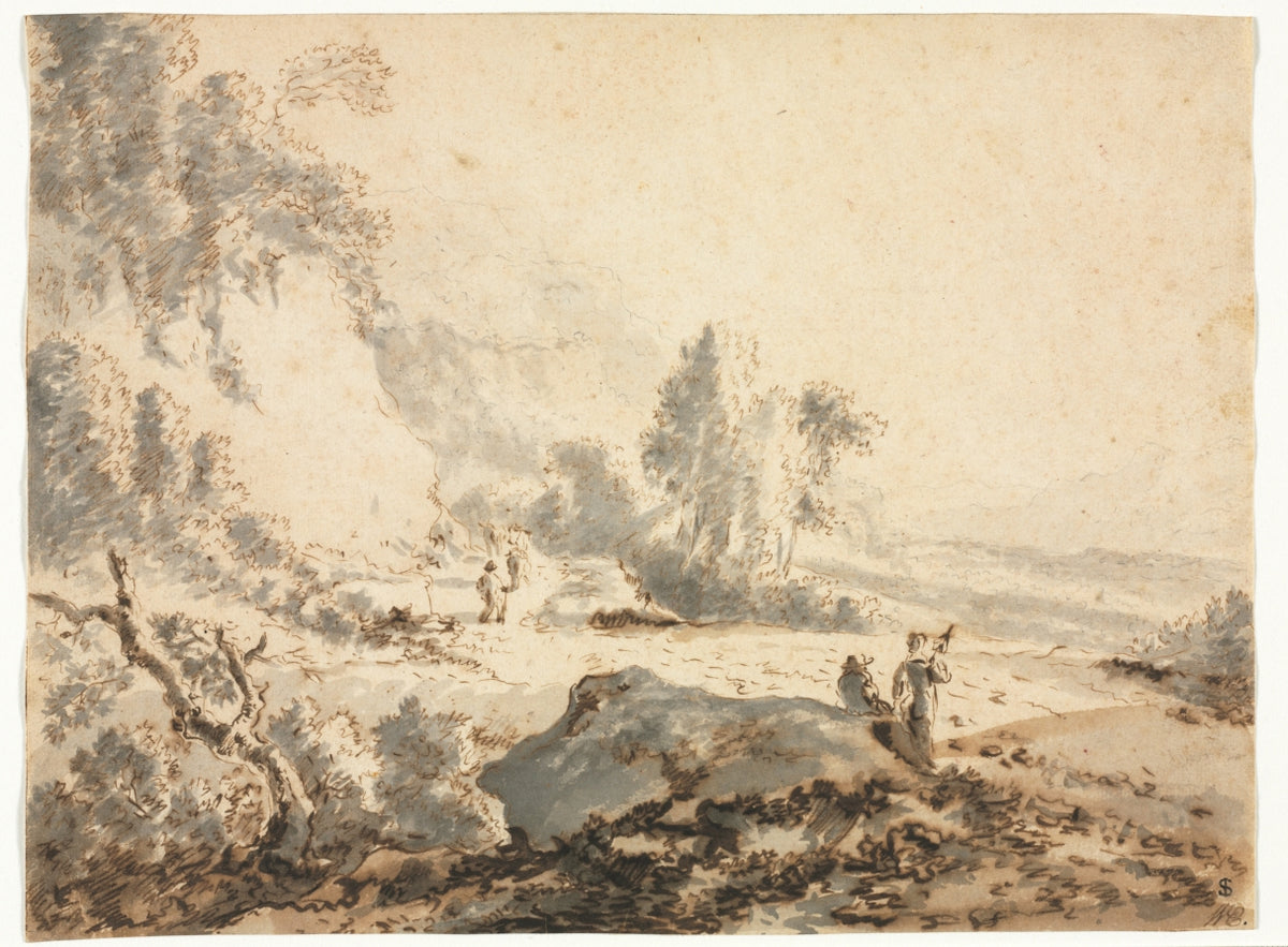 Landscape by Anonymous - Classic Painting canvas print