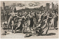 The Massacre of the Innocents Without the Fir Tree by Marcantonio Raimondi (Italian, 1470/82–1527/34) - Classic Art canvas print