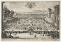 The Palace Gardens at Nancy by Jacques Callot (French, 1592–1635) - Classic Painting canvas print