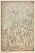 The Rape of Europa by Nicolas LeSueur (French, 1691–1764) - Classic Painting canvas print