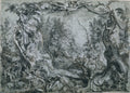 Saint Deicolus and the Boar by Johann Wolfgang Baumgartner (German, 1712–1761) - Classic Art canvas print