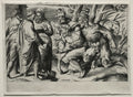 Silenus and King Midas by Giulio Bonasone (Italian, c. 1510–after 1576) - Classic Painting canvas print
