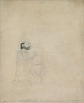Portrait of a Seated Man by  - Classic Art canvas print
