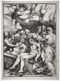 The Entombment by Andrea Schiavone (Italian, c. 1500–1563) - Classic Painting canvas print