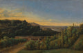 View of Saint-Cloud, Near the Seine by Alexandre Pau de St. Martin (French) - Classic Art canvas print