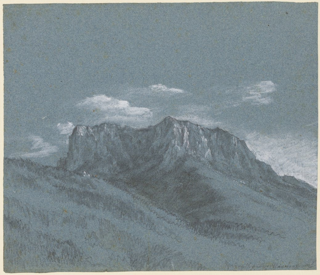The Rauschberg by Georg von Dillis (German, 1759–1841) - Classic Painting canvas print
