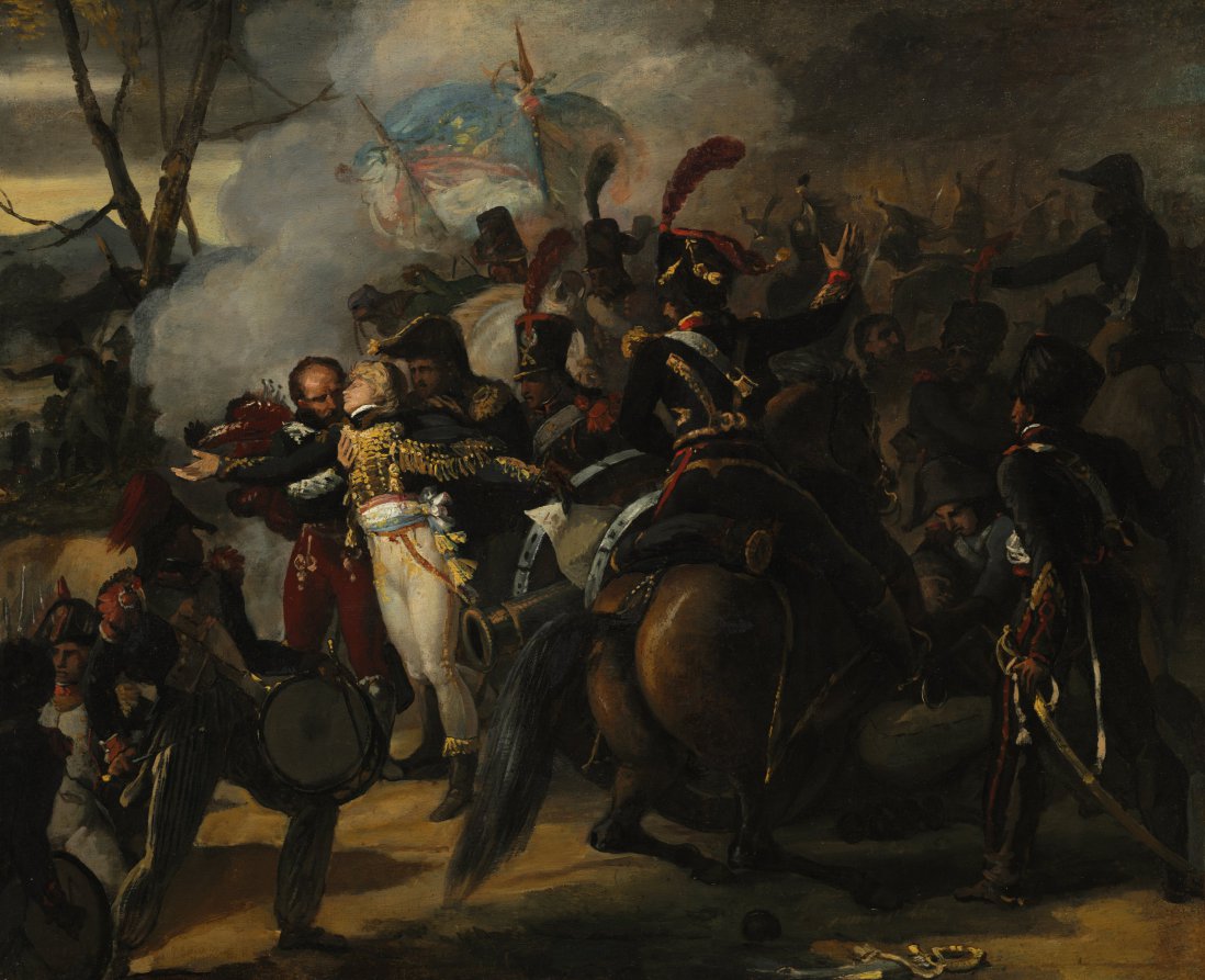The Death of General Colbert by Victor Schnetz (French, 1787–1870) - Classic Art canvas print