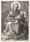 The Virgin with the Swaddled Child by Albrecht Dürer (German, 1471–1528) - Classic Painting canvas print