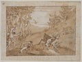 The Stag Hunt by Giovanni Domenico Tiepolo (Italian, 1727–1804) - Classic Painting canvas print