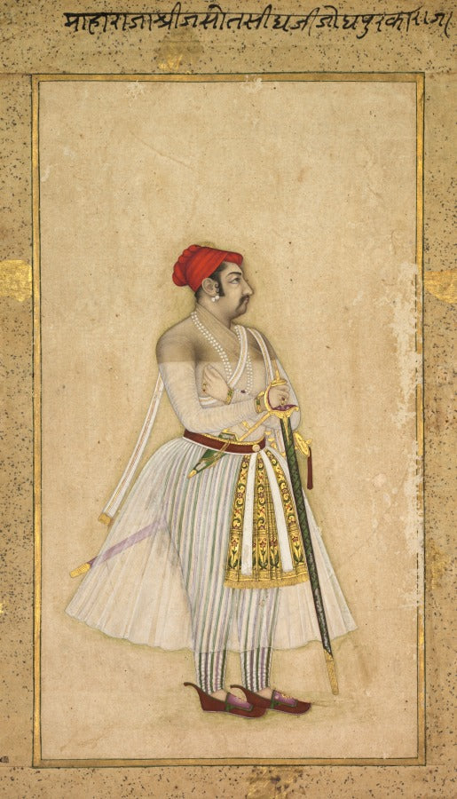 Jaswant Singh of Jodhpur reigned 16351678 by  - Classic Art canvas print