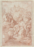 Vision of St. Philip Neri by Carlo Maratti (Italian, 1625–1713) - Classic Painting canvas print