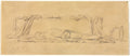 Sketch of the Dead Christ Lying by the Sepulchre by Jules Eugène Lenepveu (French, 1819–1898) - Classic Painting canvas print