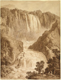 The Waterfall of Marmore at Terni by Philipp Hackert (German, 1737–1807) - Classic Art canvas print