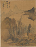 Landscape in the Style of Chao Yuan by Zhai Dakun (Chinese, d. 1804) - Classic Art canvas print
