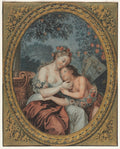 Zephyre and Flore by Jean François Janinet (French, 1752–1814) - Classic Painting canvas print