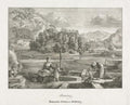 Seven Views in Salzburg and Berchtesgaden Monday Rosenecker Garden Salzburg by Ferdinand Olivier (German, 1785–1841) - Classic Painting canvas print
