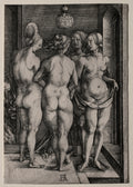 The Four Witches Four Naked Women by Albrecht Dürer (German, 1471–1528) - Classic Painting canvas print